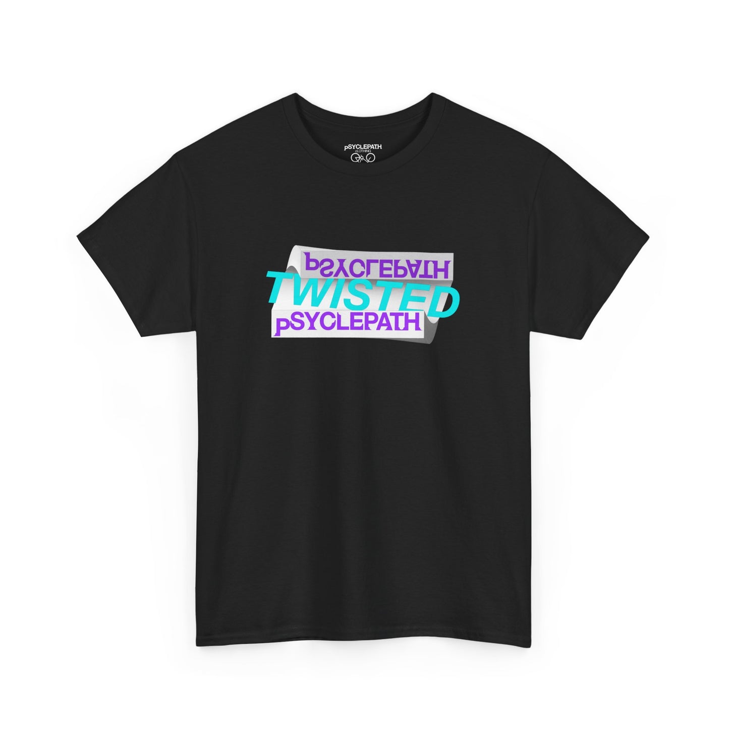 Twisted Psyclepath Purple/Light Blue Logo T-shirt