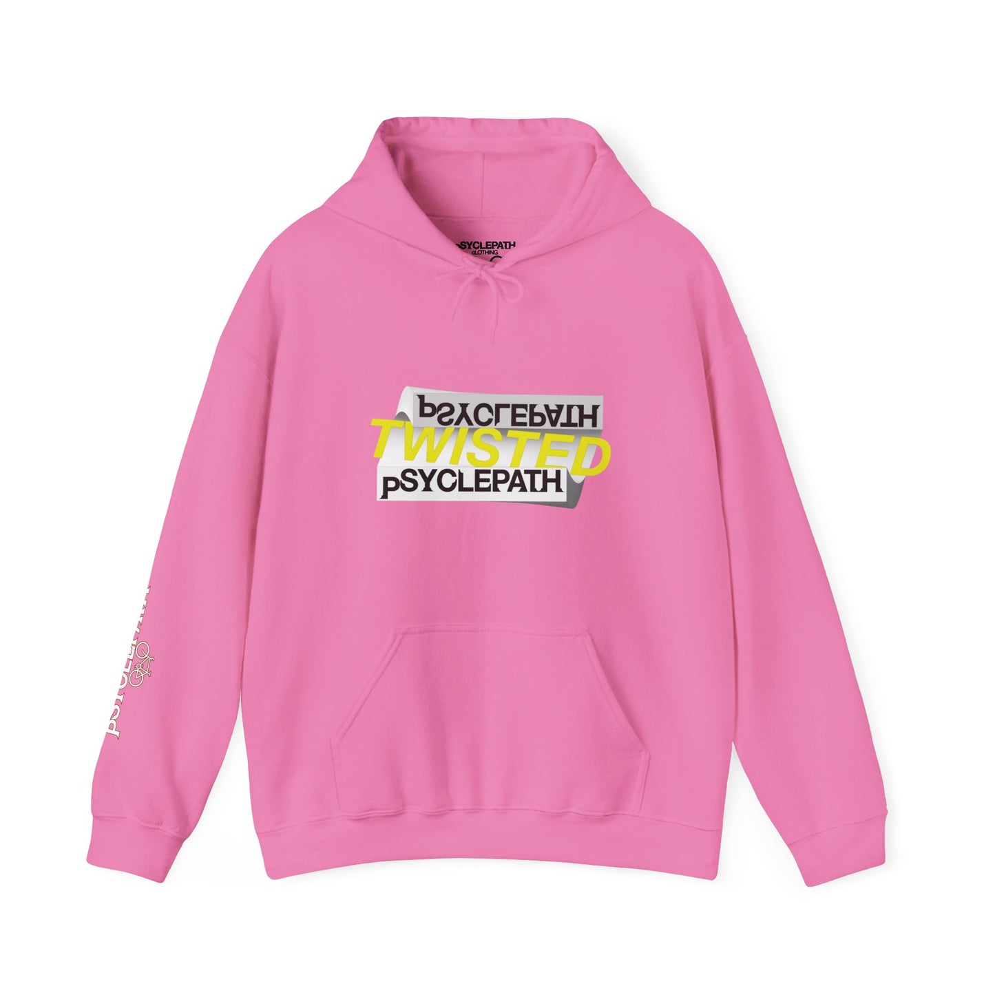 Twisted Psyclepath Black/Yellow Logo Hoodie