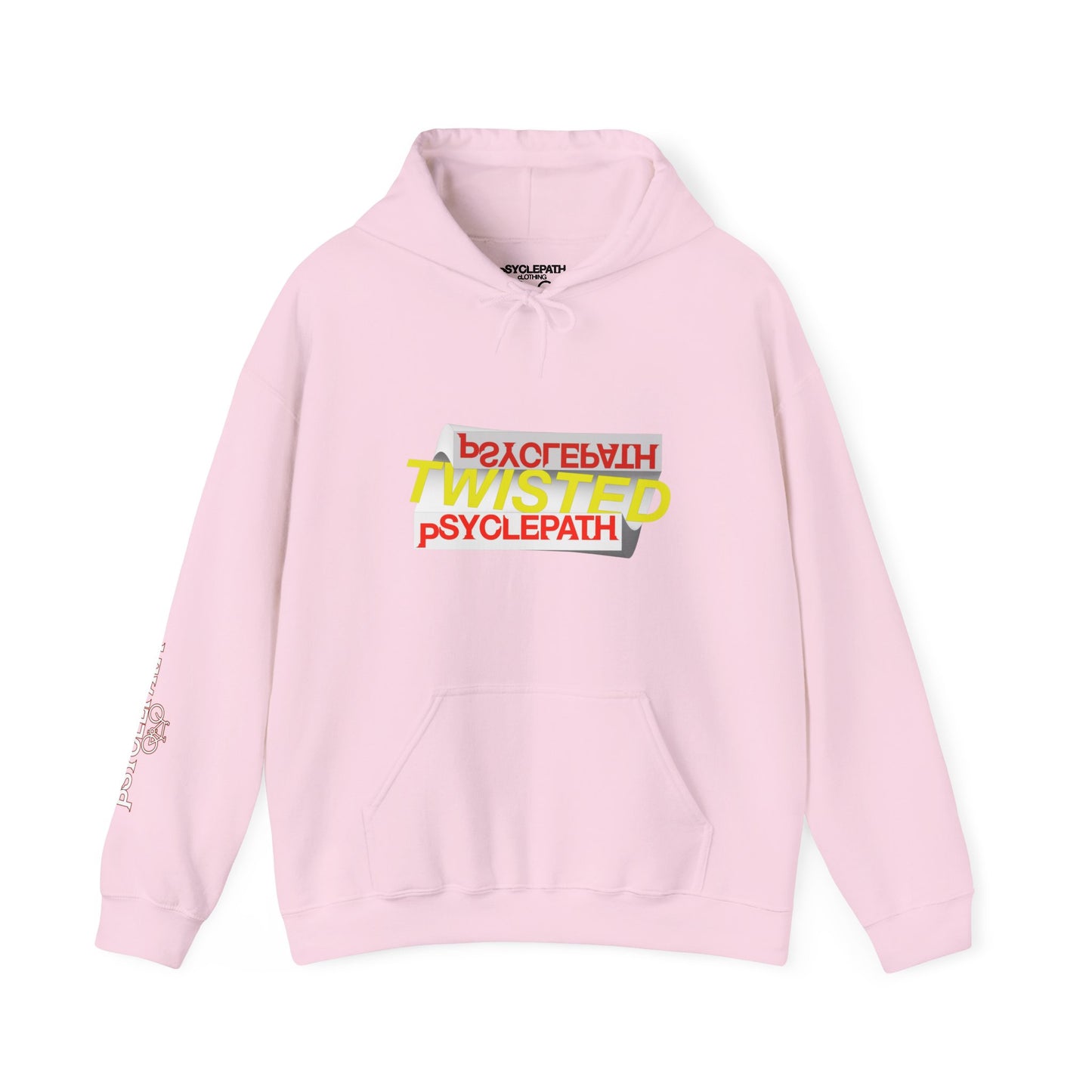 Twisted Psyclepath Red/Yellow Logo Hoodie