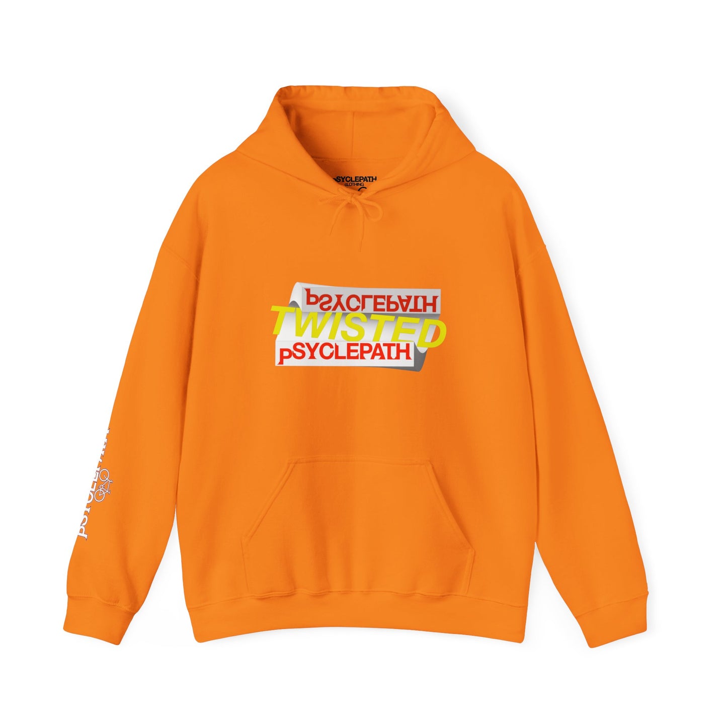 Twisted Psyclepath Red/Yellow Logo Hoodie