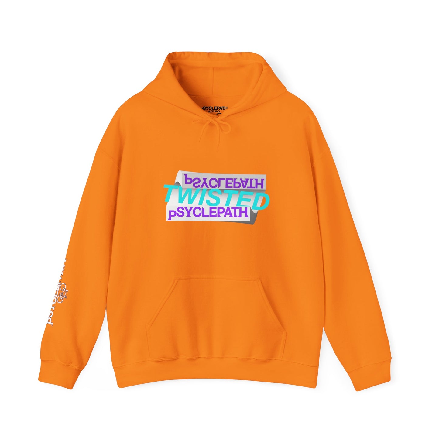 Twisted Psyclepath Purple/Light Blue Logo Hoodie