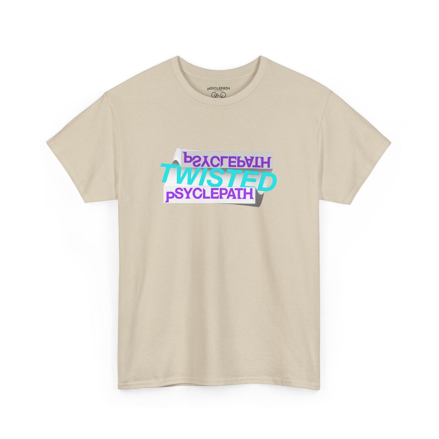 Twisted Psyclepath Purple/Light Blue Logo T-shirt