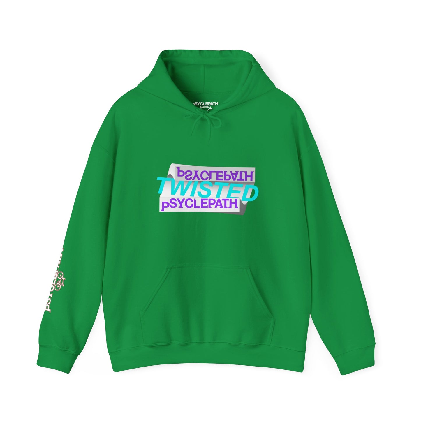 Twisted Psyclepath Purple/Light Blue Logo Hoodie