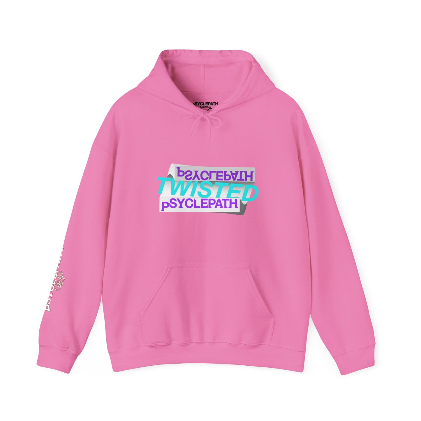 Twisted Psyclepath Purple/Light Blue Logo Hoodie