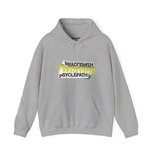 Twisted Psyclepath Black/Yellow Logo Hoodie