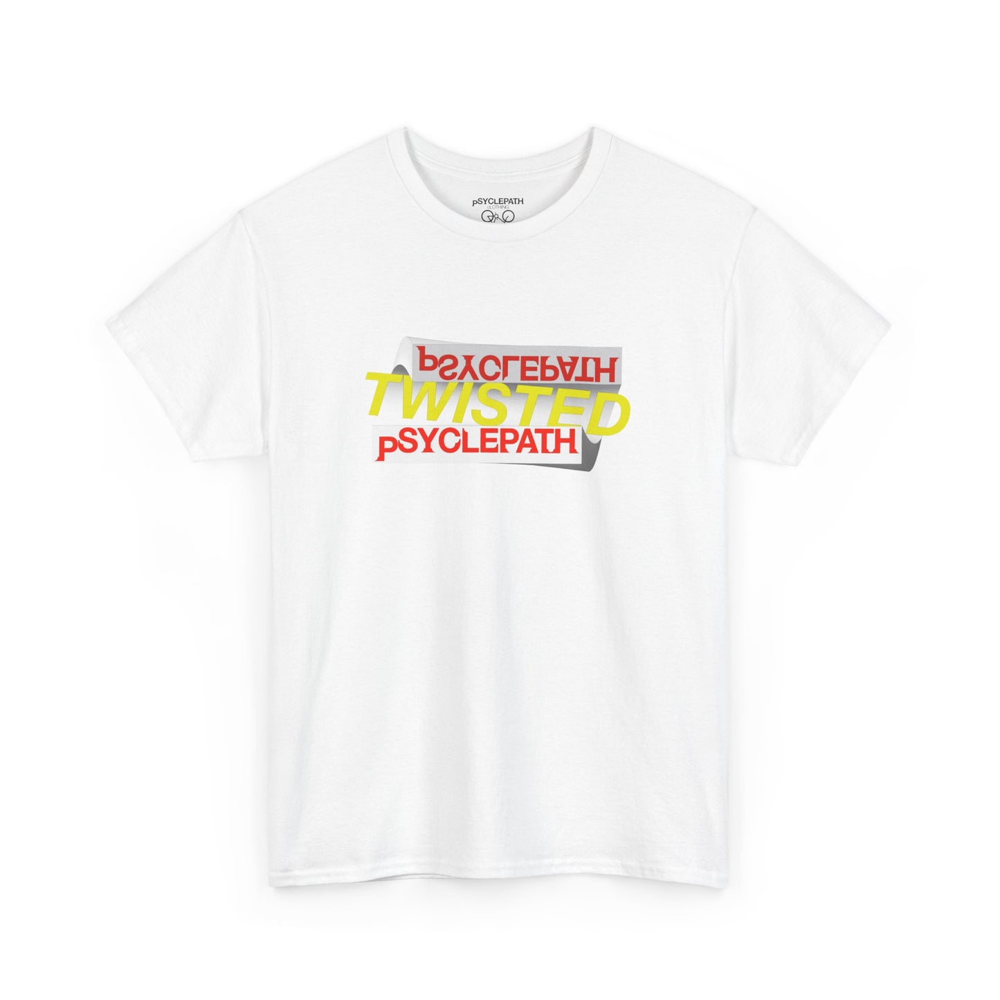 Twisted Psyclepath Red/Yellow Logo T-shirt