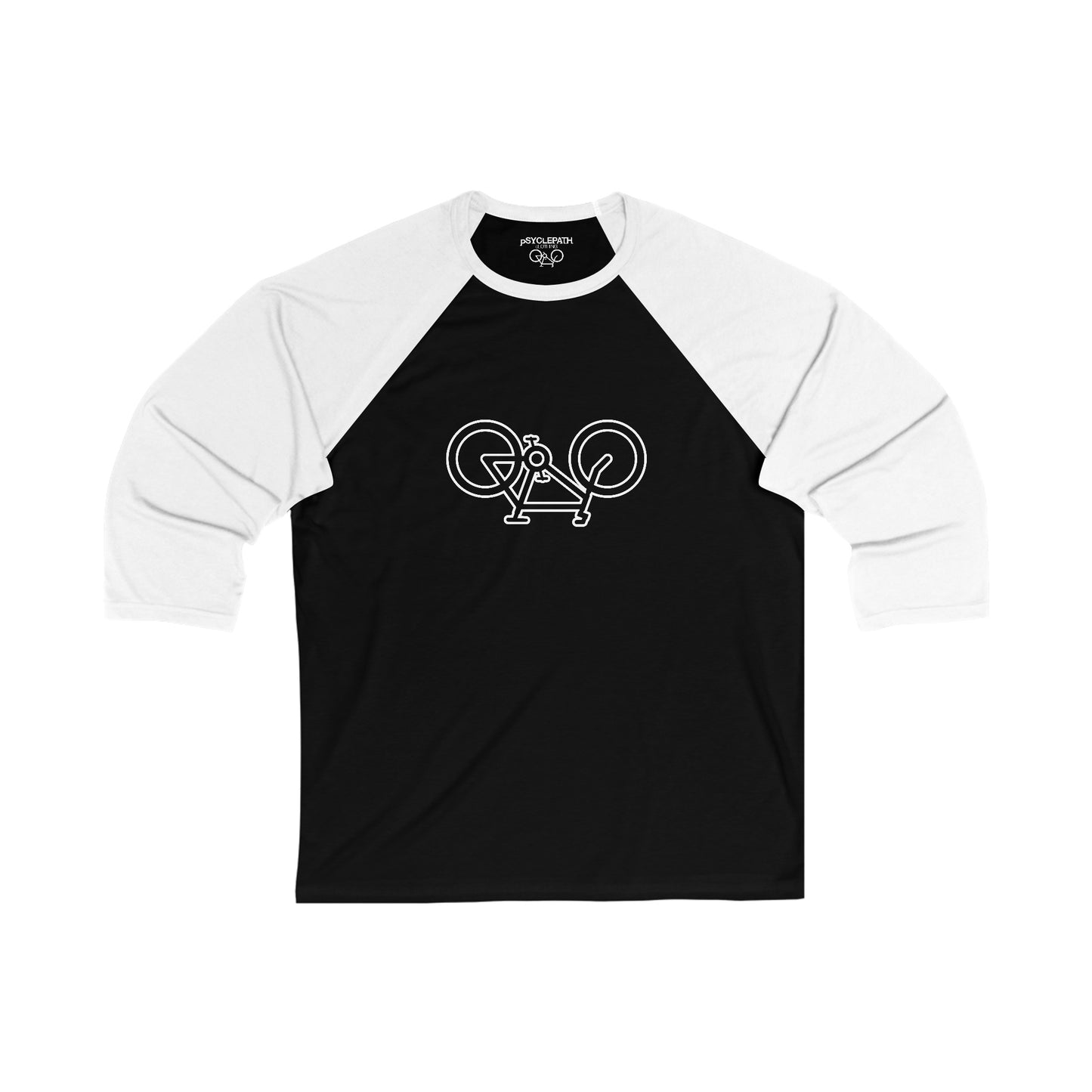 Bike Logo 3\4 Sleeve Baseball Tee