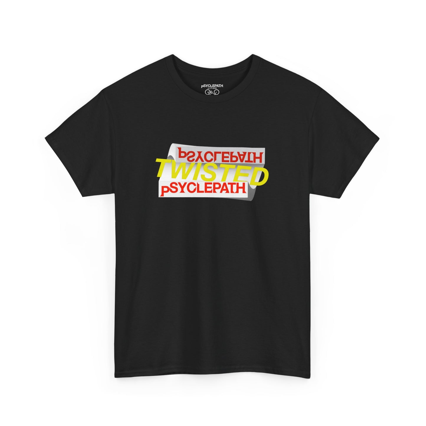 Twisted Psyclepath Red/Yellow Logo T-shirt