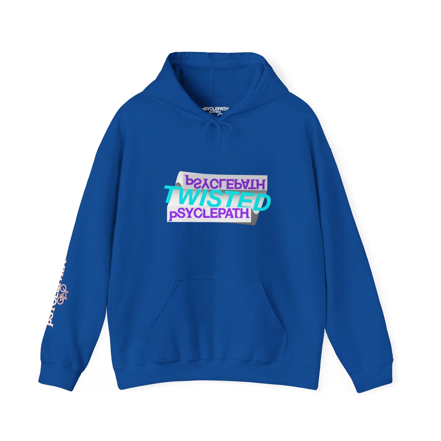 Twisted Psyclepath Purple/Light Blue Logo Hoodie