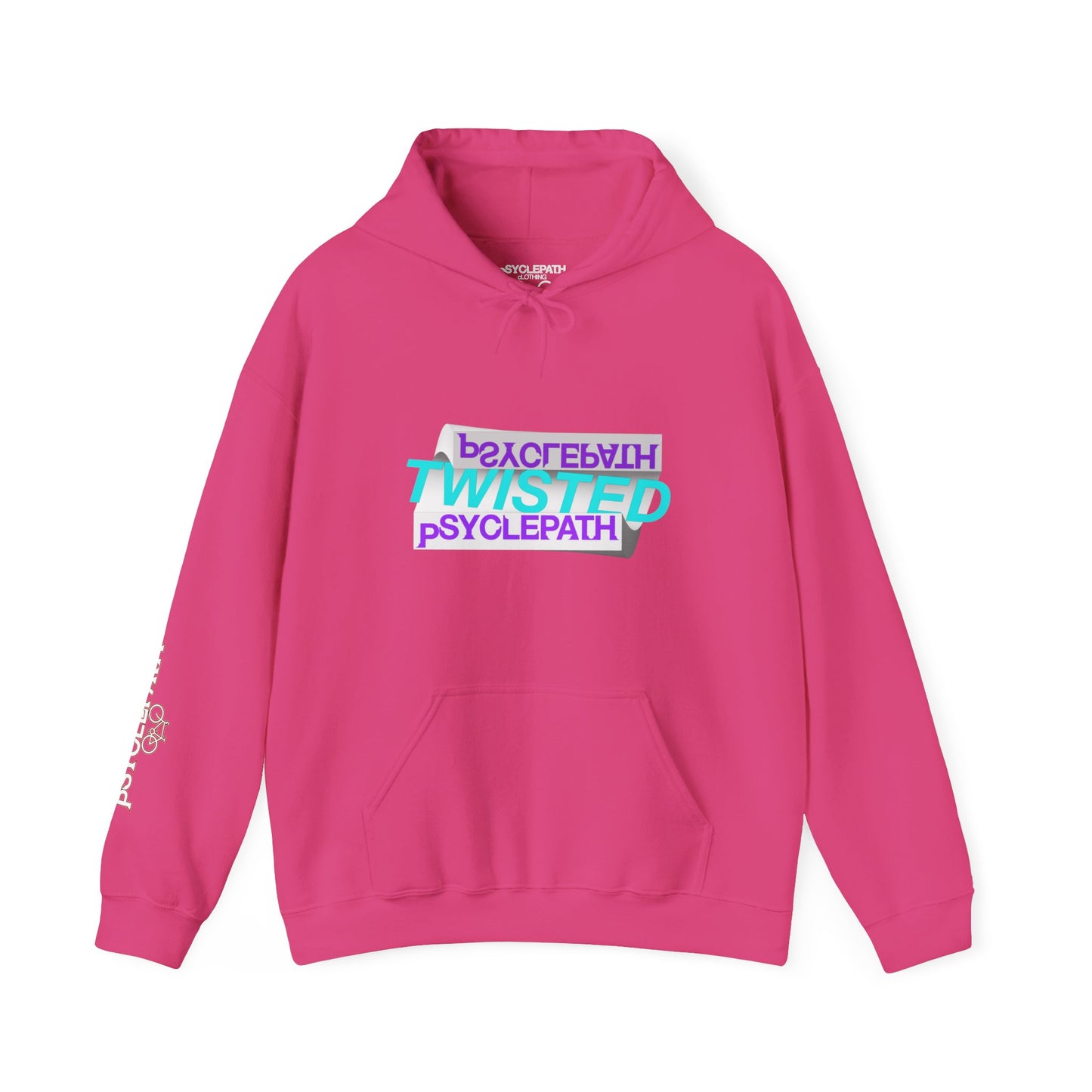 Twisted Psyclepath Purple/Light Blue Logo Hoodie